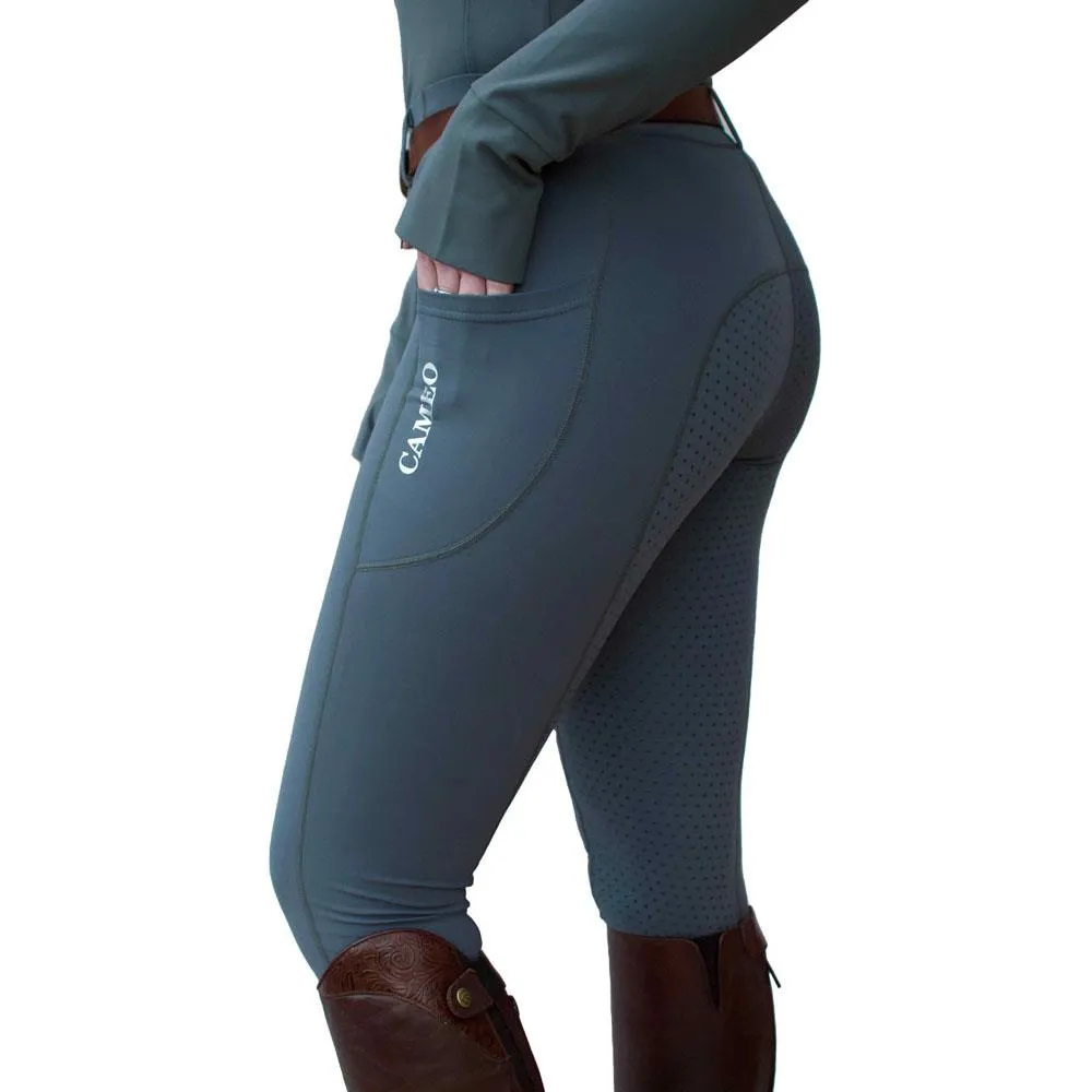 Cameo Equine Thermo Horse Riding Tights - Warmth & Comfort for Winter
