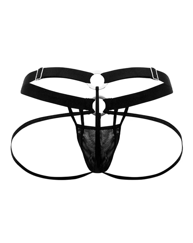 Candyman 99617 Mesh Cage Jockstrap Black