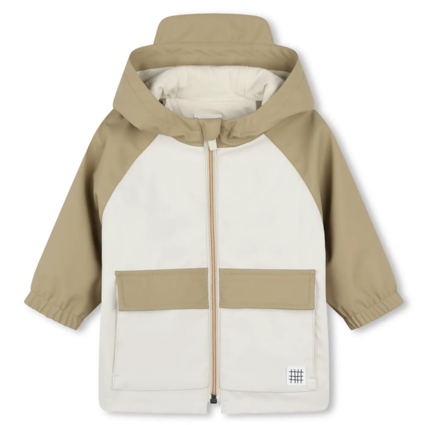 Carrement Beau - Waterproof Rain Coat Jersey Lined - Stone