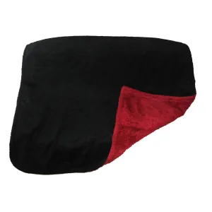 Carriage Blanket, Maroon/Black