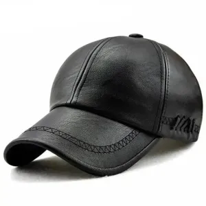Casquette motard en cuir - Mitcy