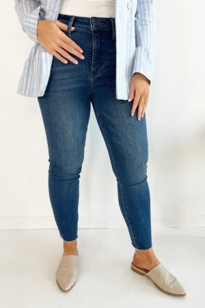 Charlize HR Cigarette Leg Raw Hem