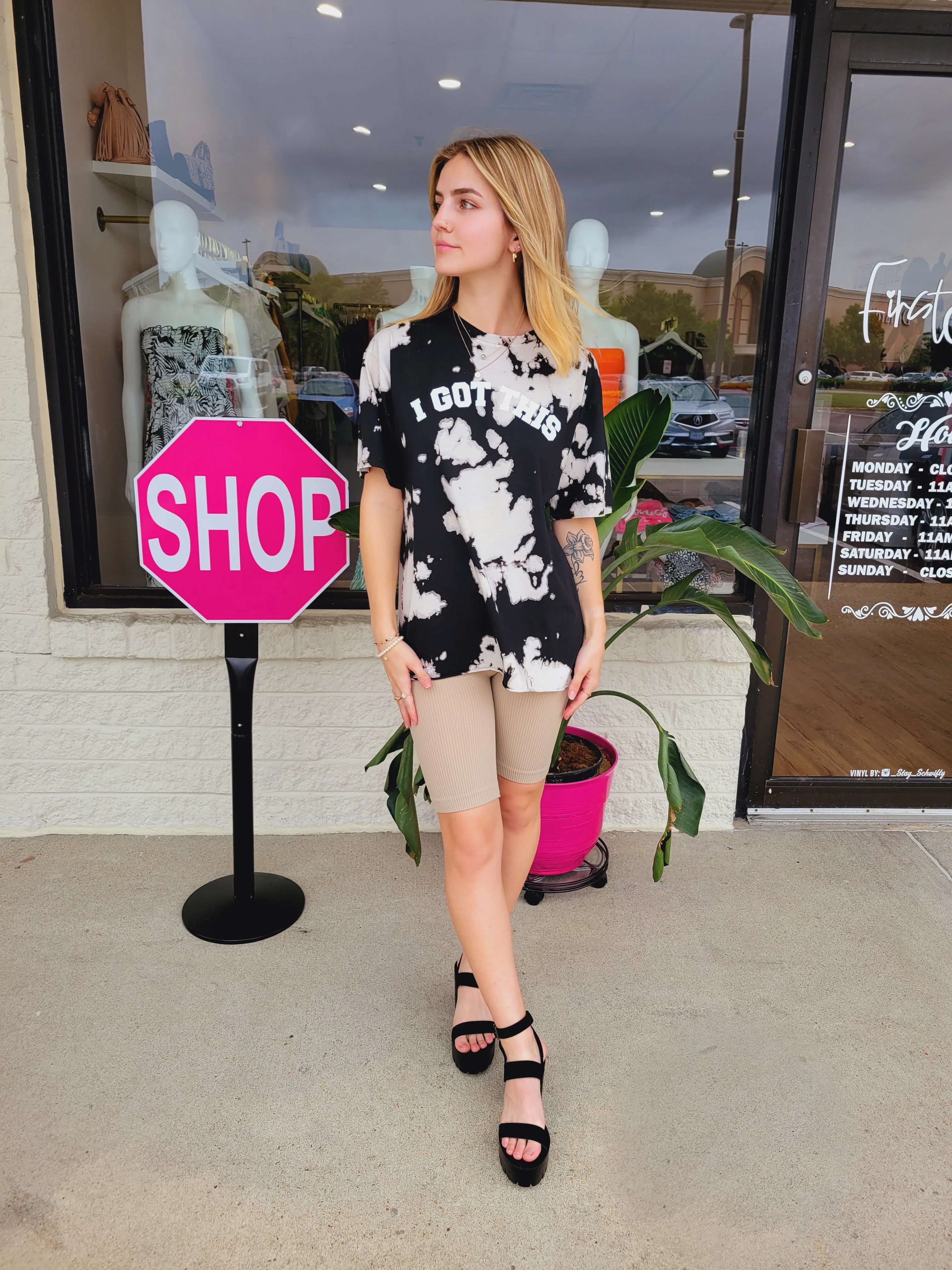 Chill Time Biker Shorts