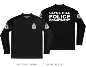 Clyde Hill Police Department Store 1 Core Men's LS Performance Tee - BEZ63U