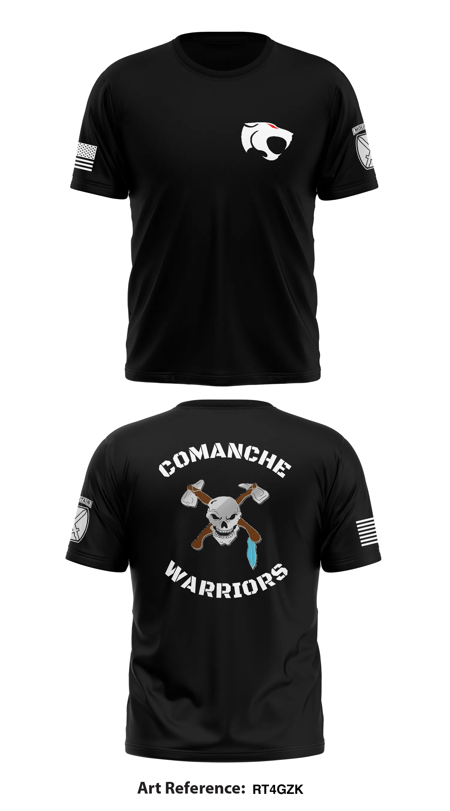 Comanche Compny 2-87 IN Store 1 Core Men's SS Performance Tee - rT4gZk
