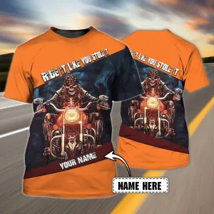 Custom Name Tshirt-Ride it like you stole it-HTV