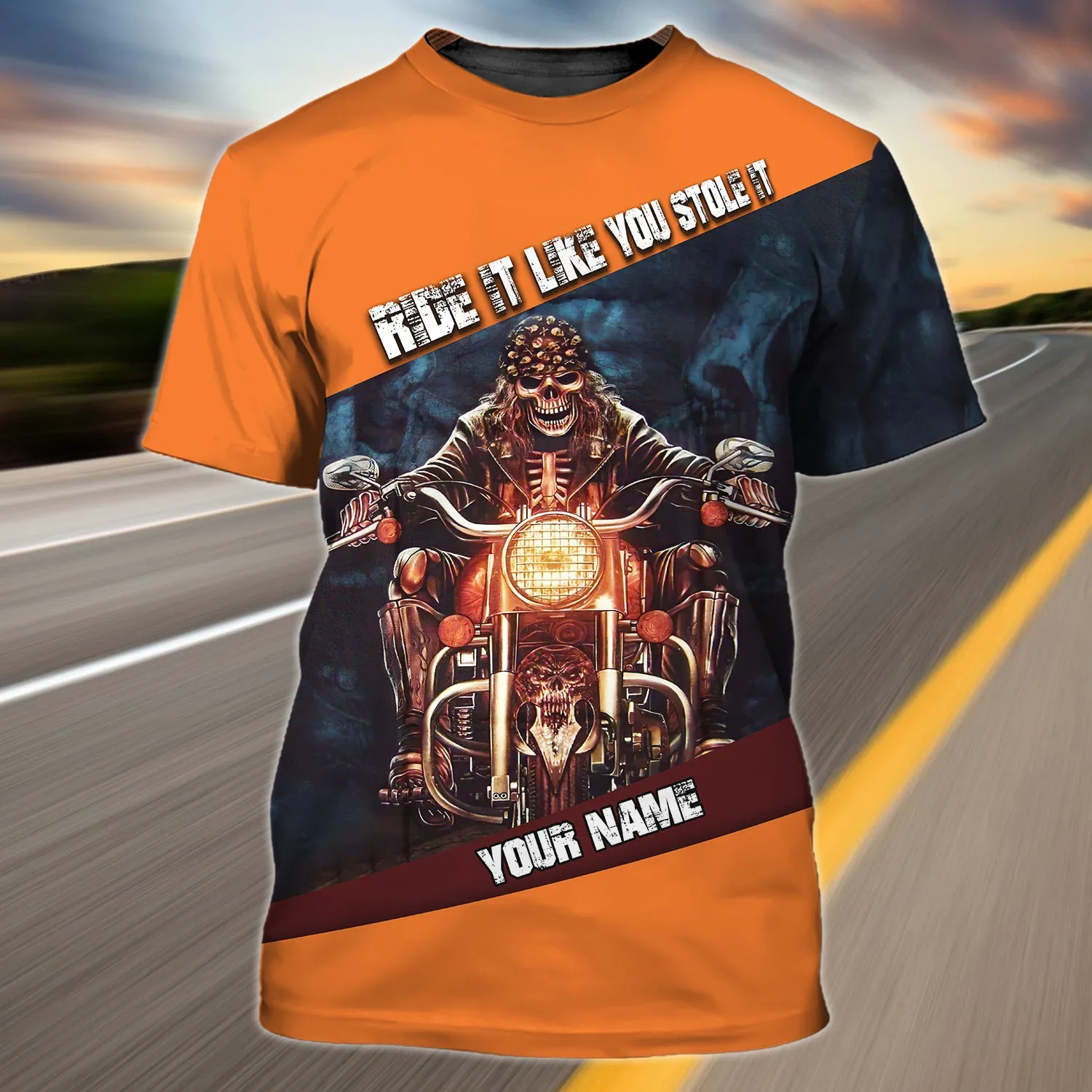 Custom Name Tshirt-Ride it like you stole it-HTV
