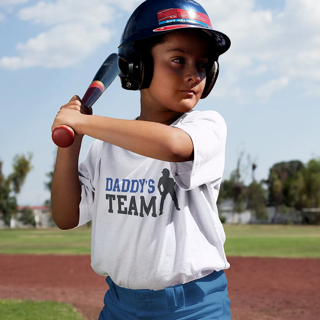 Daddy and Daddy's Team - Baseball Matching T-Shirts
