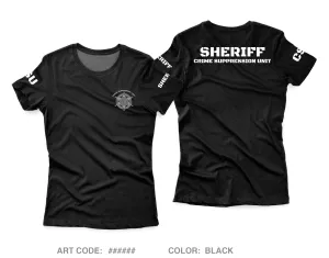 DCSO Crime Suppression Unit Store 1 Core Women's SS Performance Tee - NuxeRk
