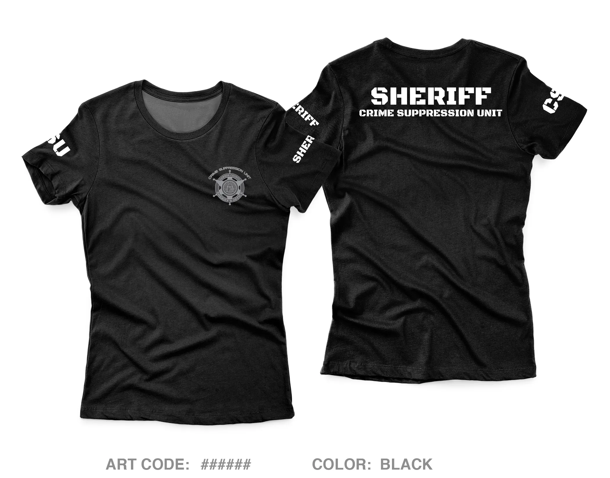 DCSO Crime Suppression Unit Store 1 Core Women's SS Performance Tee - NuxeRk