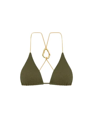 Firenze Adalia T Back Top - Evergreen