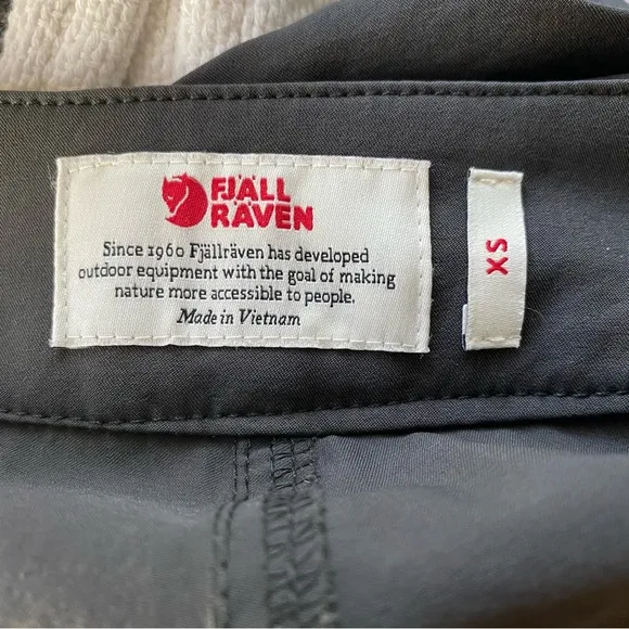 Fjallraven Abisko Trekking Skirt Skort Dark Gray XS
