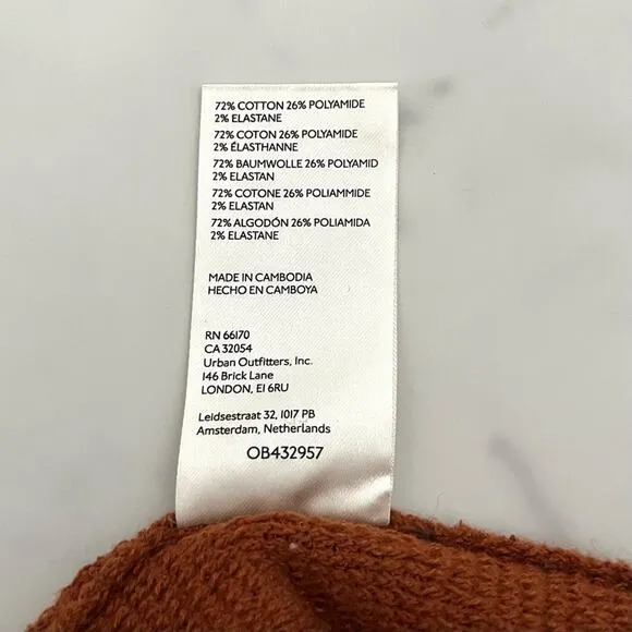 Free Pople Ottoman Slouchy Tunic in Siena Sz XS oversized knit pullover tan Y2K