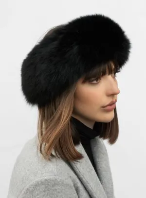 Genuine Fox Fur Versatile Headband & Scarf