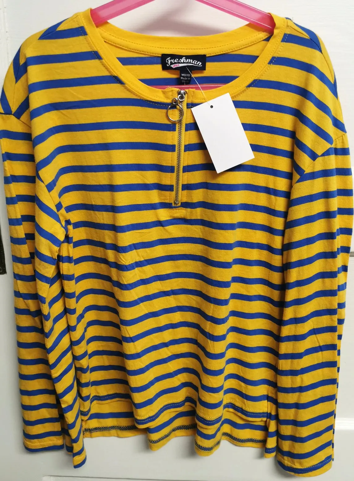 GIRL SIZE MEDIUM (8/10 YEARS) - FRESHMAN, 'Nordstrom Rack' Soft Tee NWT B32