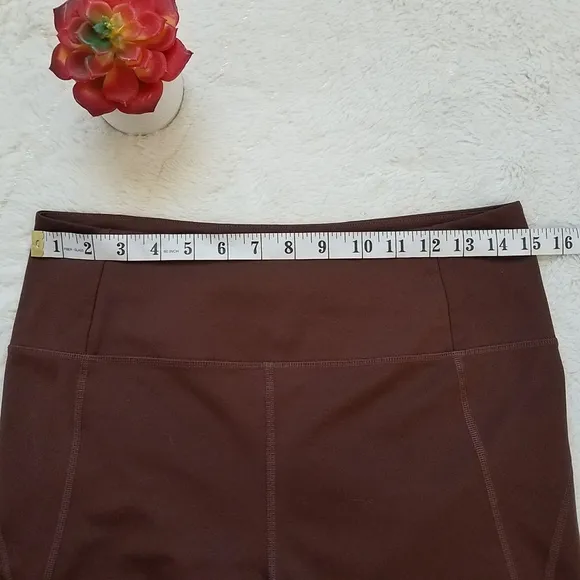 Girlfriend Collective High Rise Bike Shorts in Earth