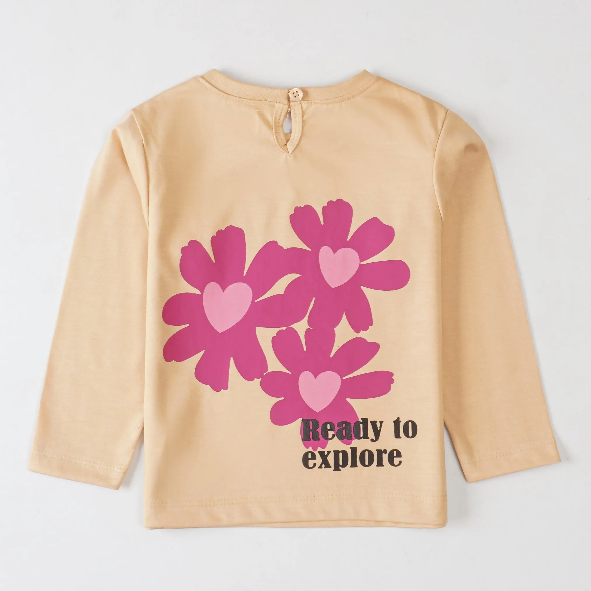 Girls Printed Full Sleeve Suit