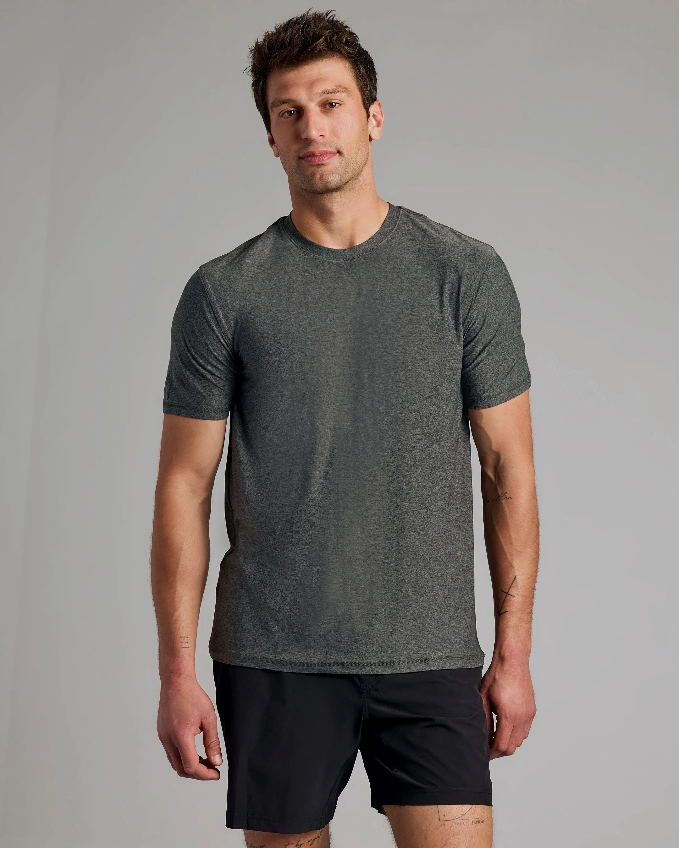 Graphite Navy Active Crew and Jogger 3-Pack