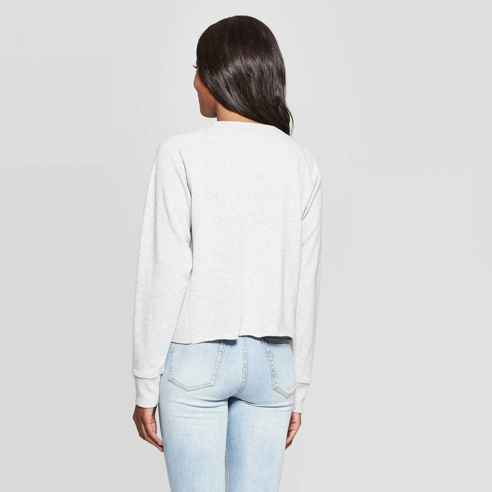 Grayson/Threads Women's Athletic Dept Long Sleeve Cropped Graphic Sweatshirt