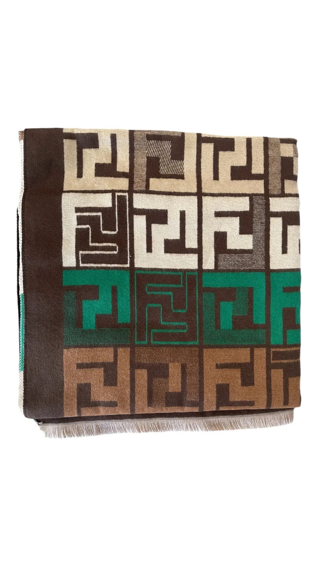 Green/Brown Pashmina Shawl