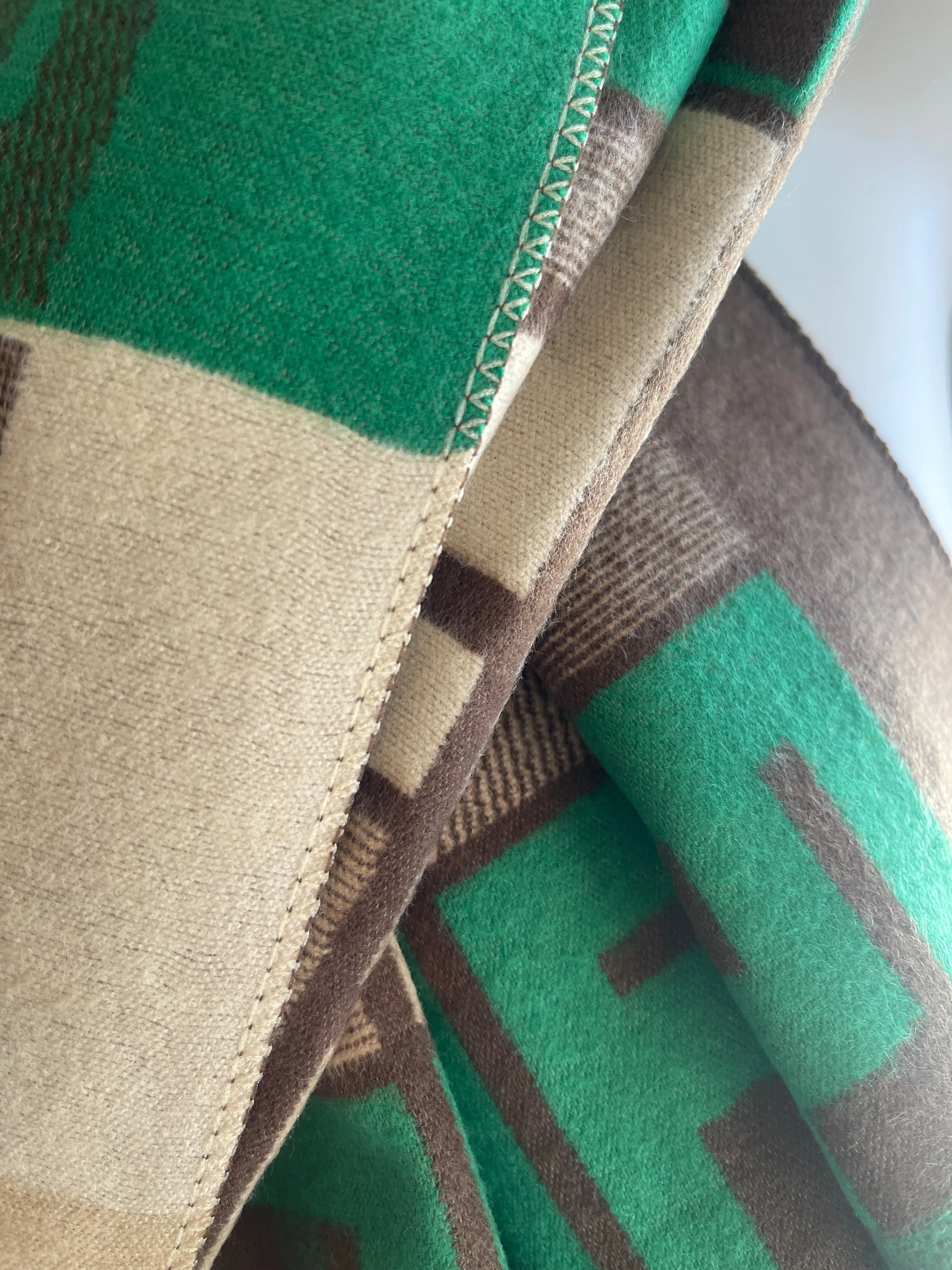 Green/Brown Pashmina Shawl
