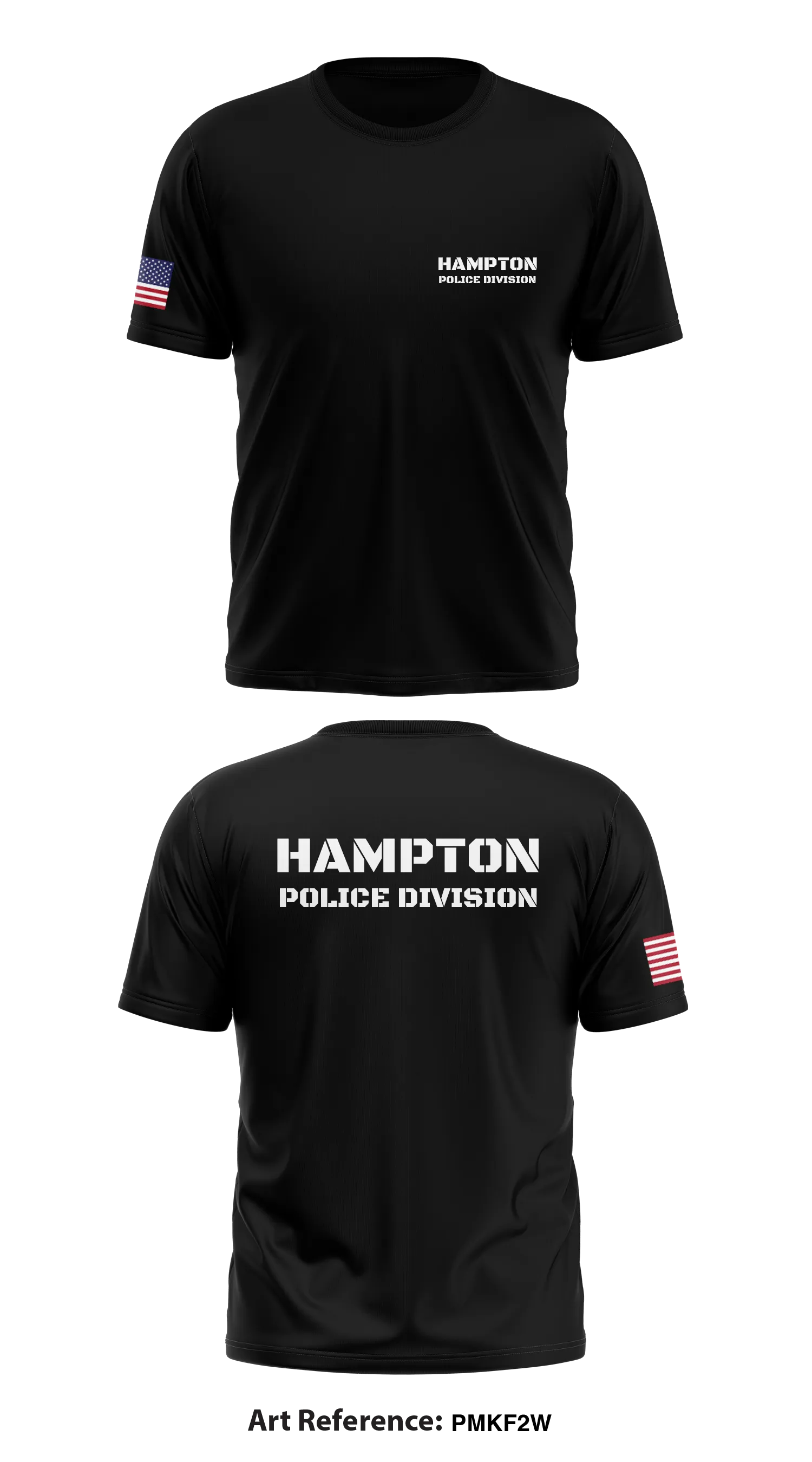 Hampton Police Division Store 1 Core Men's SS Performance Tee - pMKF2w