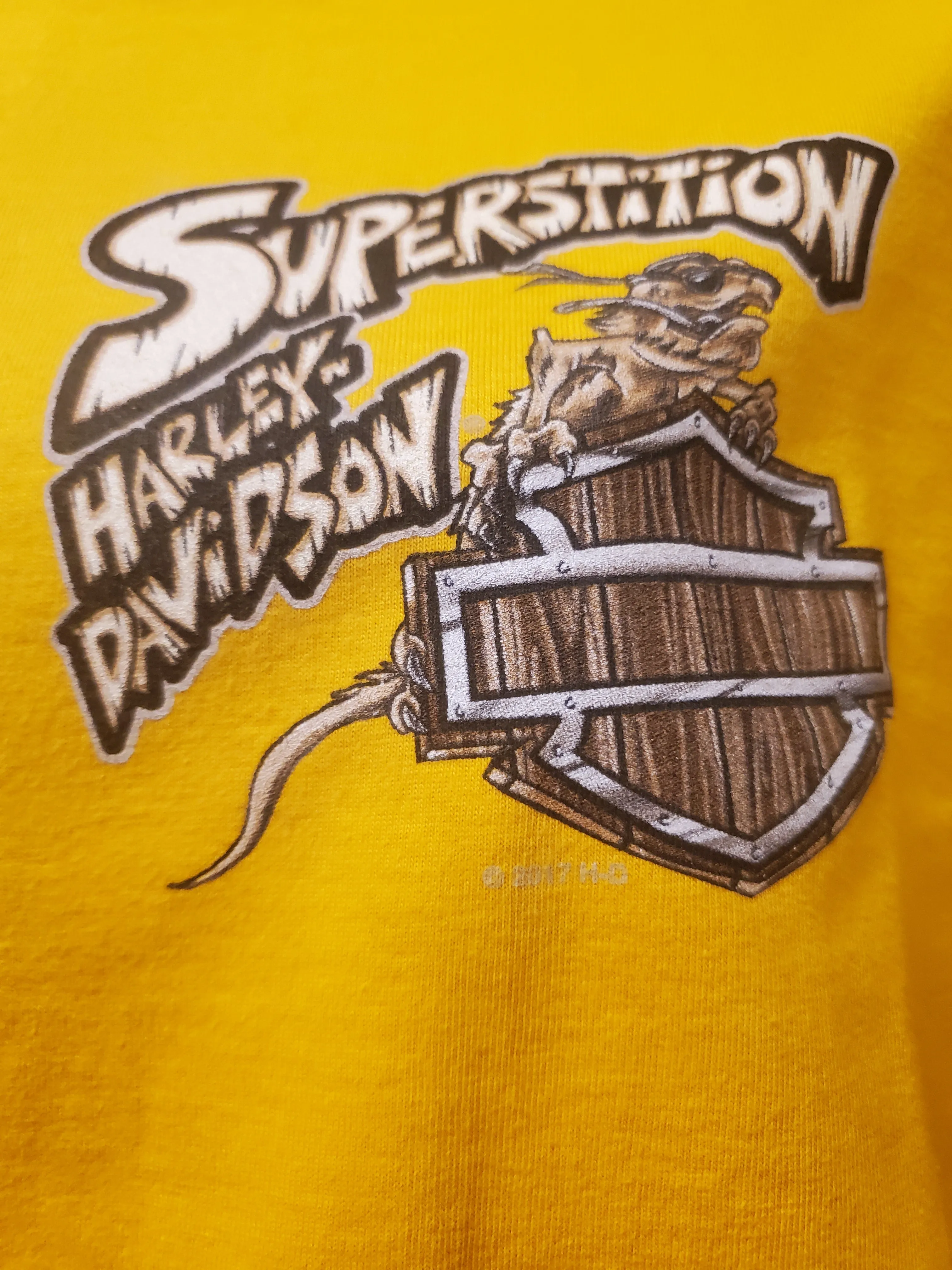 Harley-Davidson® Men's Fink Hog Short Sleeve T-Shirt, Gold