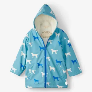 Hatley 'Friendly Labs' Raincoat - Colour Changing