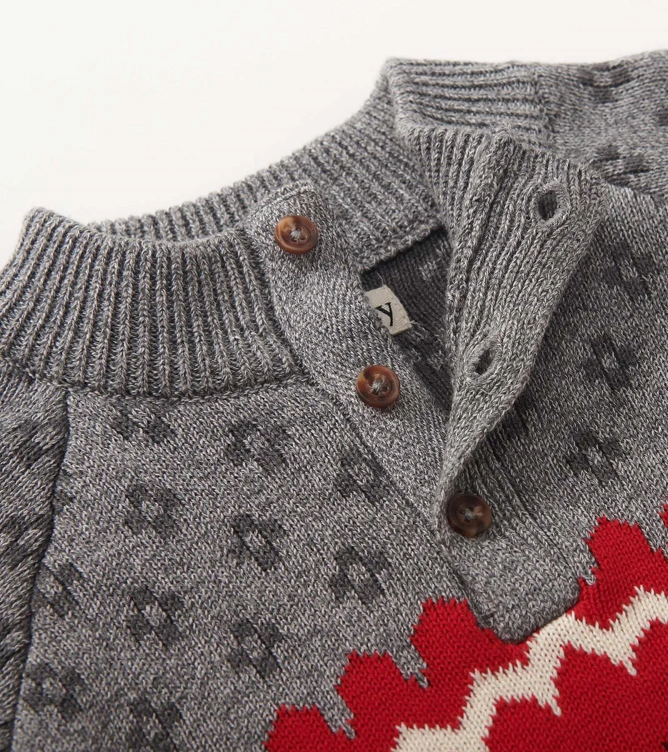 Hatley Winter Elks Mockneck Sweater