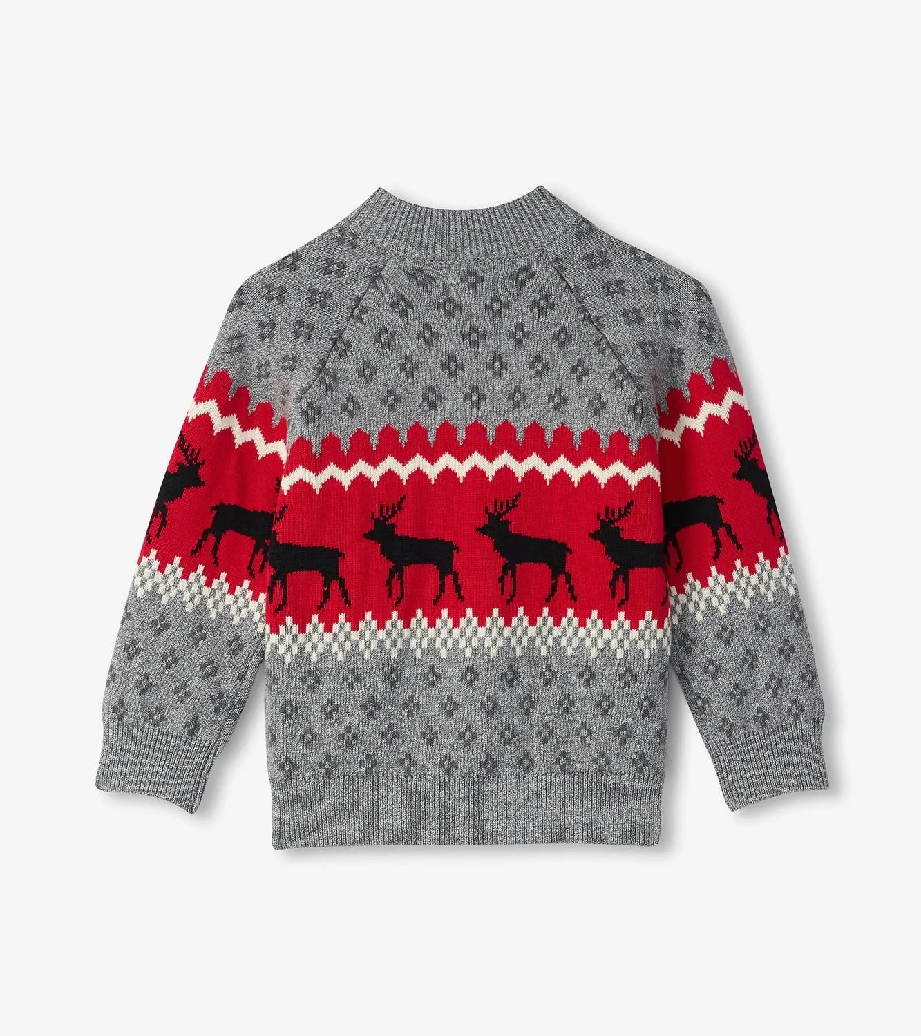 Hatley Winter Elks Mockneck Sweater