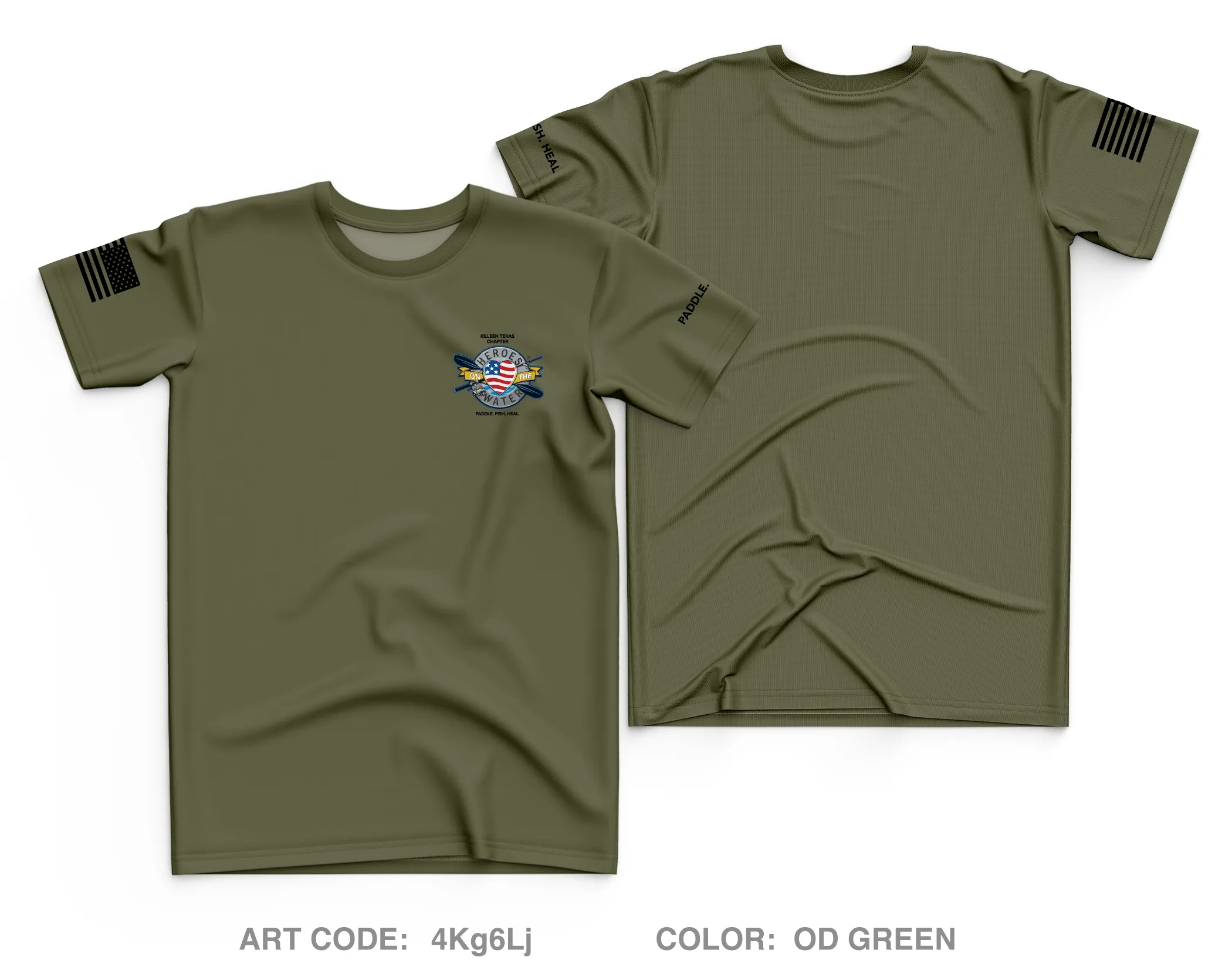Heroes on the Water: KTX Core Men's SS Performance Tee - 4Kg6Lj