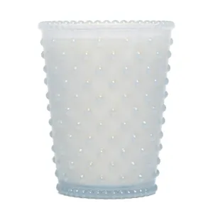Hobnail Candle - Snow #85