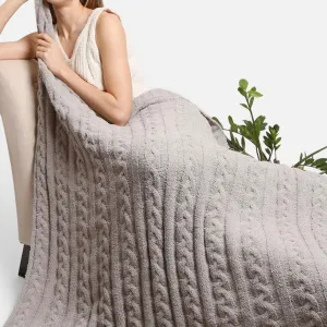 In My Feels Throw Blanket - Light Grey
