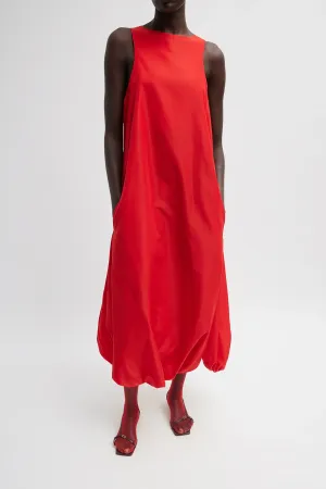 Italian Sporty Nylon Jalouise Dress in Java