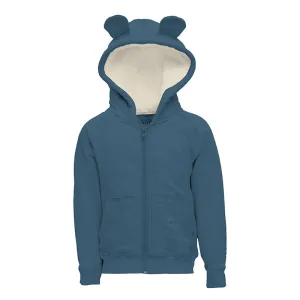 KicKee Pants Fleece Hoodie w/Ears - Parisian Blue