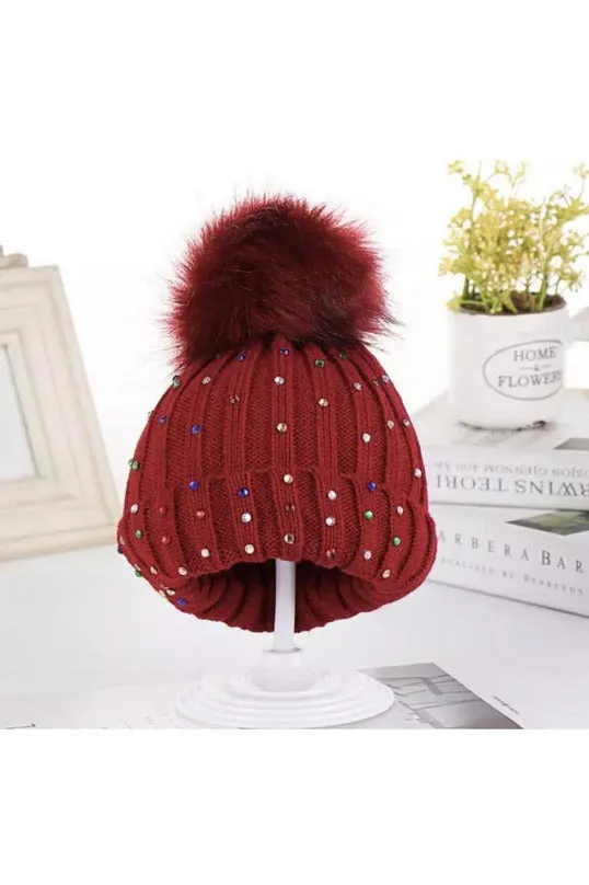 KIDS POM BEANIE