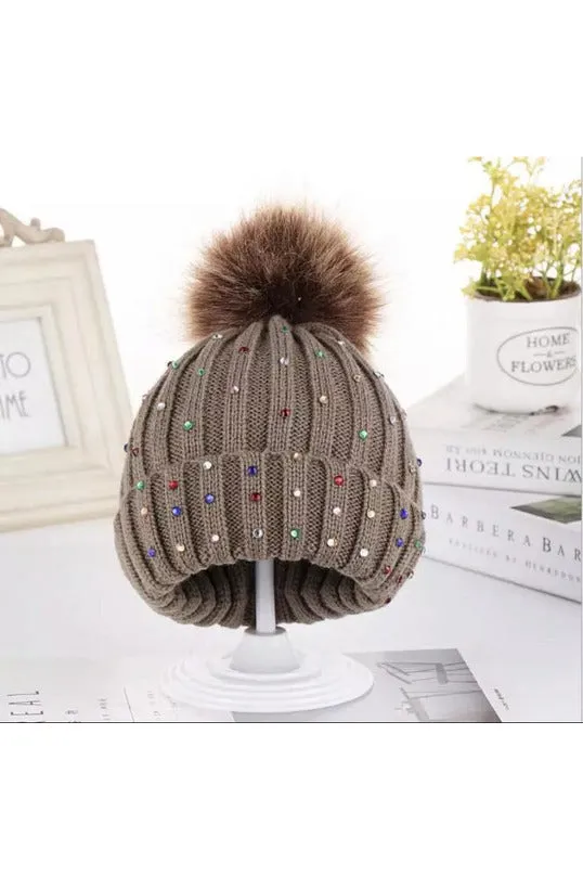 KIDS POM BEANIE