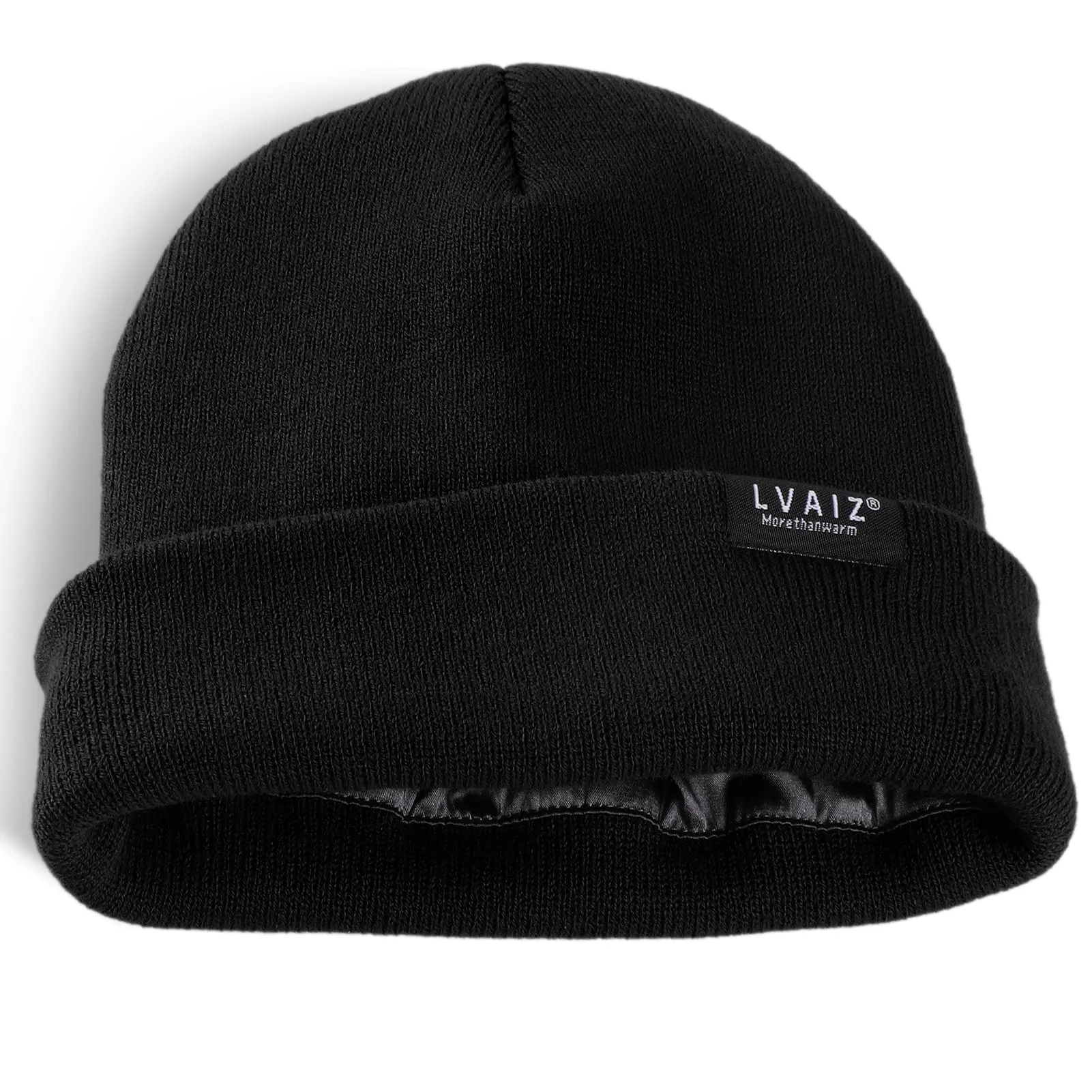 Kids Satin Lined Cuffed Beanie Toddler Warm Winter Hat