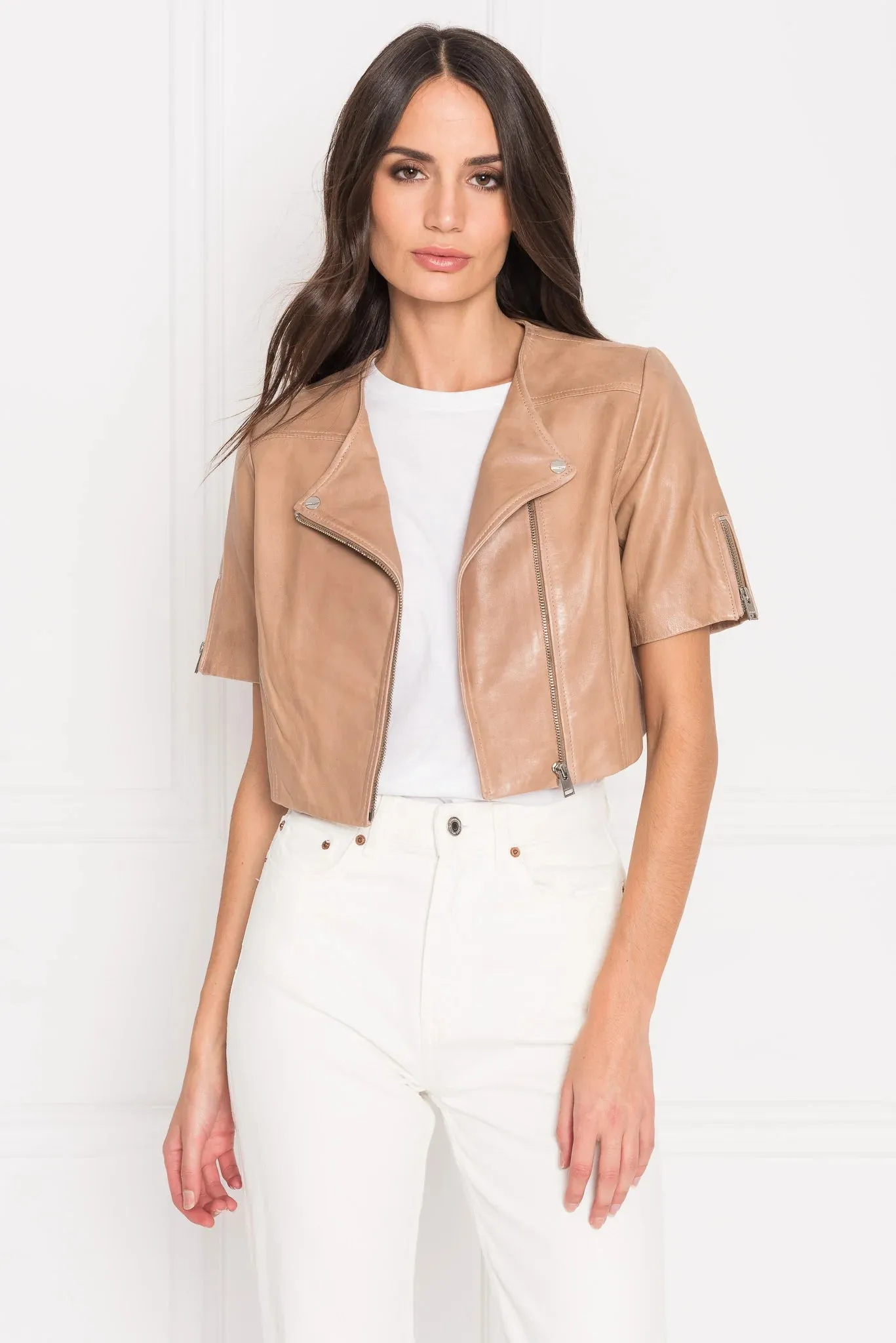 KIRSI | CROPPED BIKER JACKET