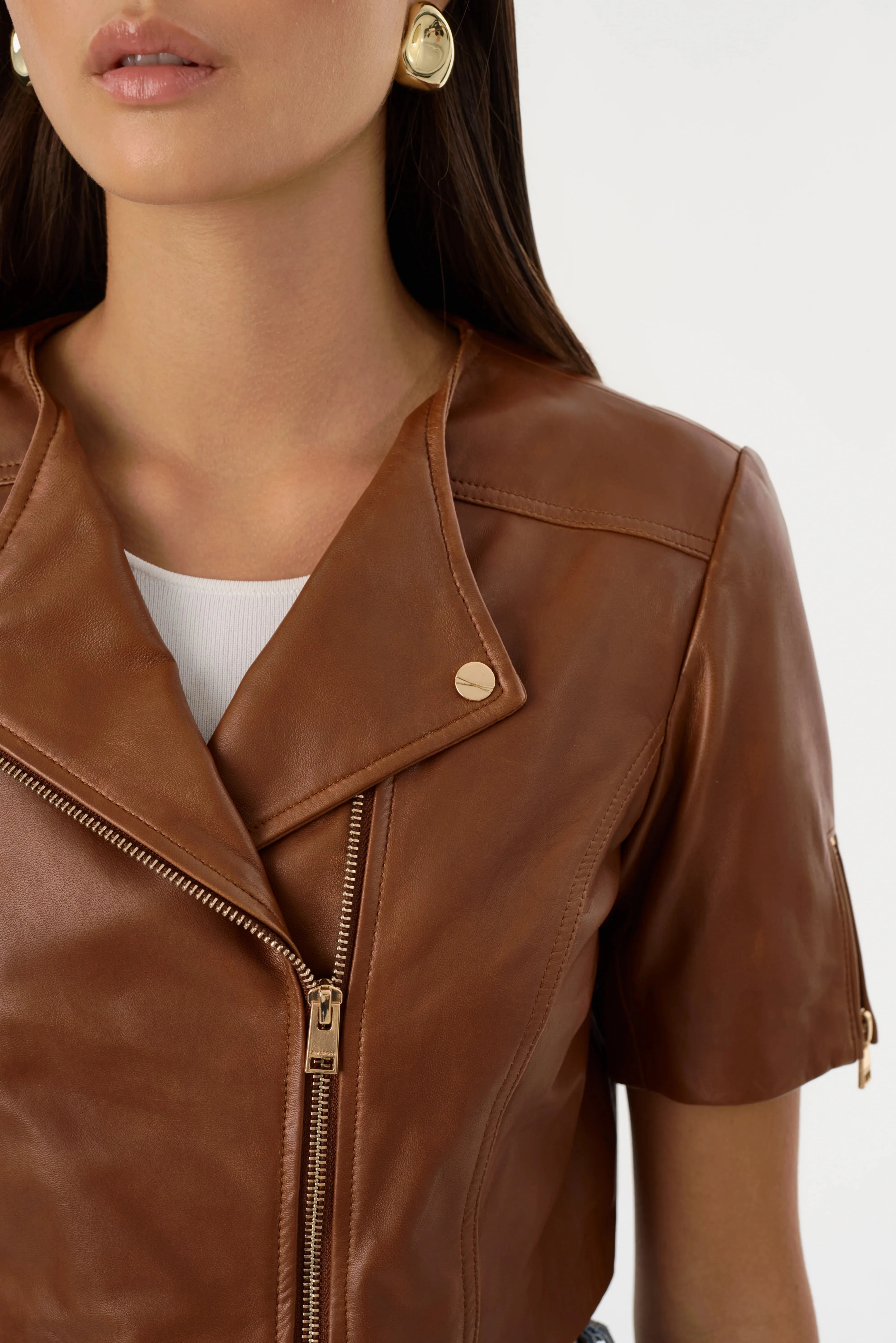 KIRSI | CROPPED BIKER JACKET