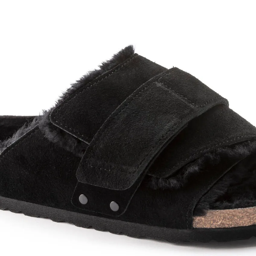 Kyoto Men - Black Shearling Suede||Kyoto pour hommes - Suède fourrure noir
