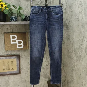 Laurie Felt Women's Classic Denim Boyfriend Jeans Brushed Indigo 0