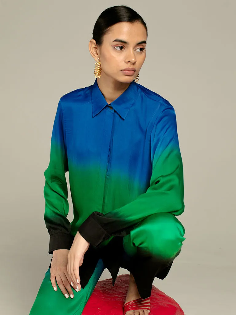 Leheriya Blue Co-ord