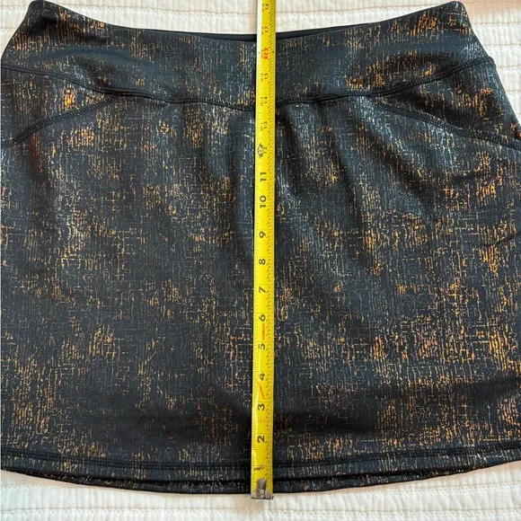 LILLY PULITZER Luxletic Sabbia Foil Print 15&quot; Skort Size L