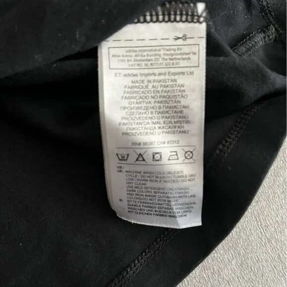 [M]Adidas Original Women's Adicolor 3-Stripe Black Mini Dress