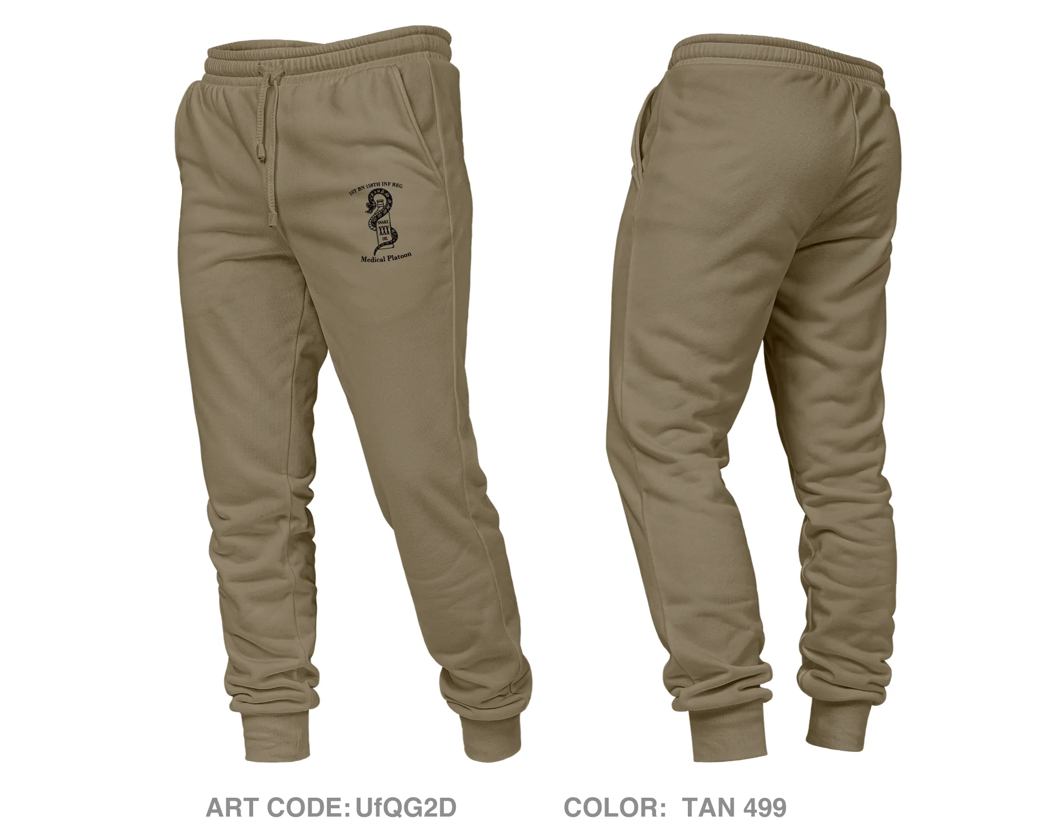 Medical Platoon, HHC, 1st BN, 158th INF REG Core Unisex Performance Joggers - UfQG2D