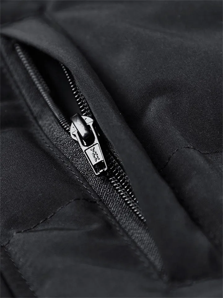 Men's Simple Style Extra Warm Loose Winter Coats