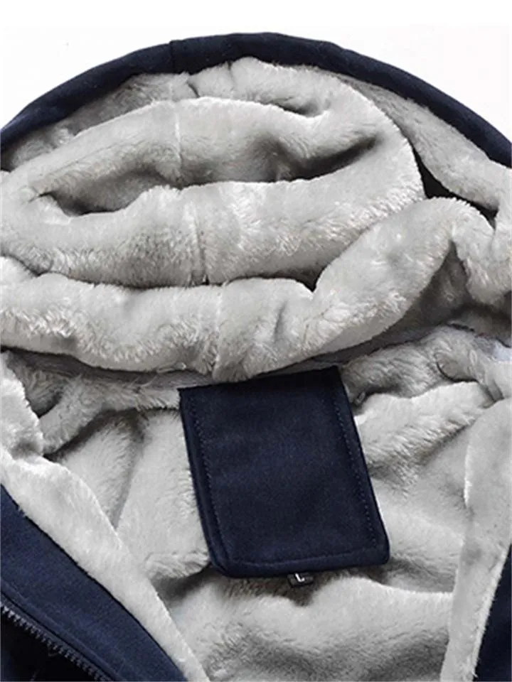 Men's Winter Warm Heavyweight Thick Sherpa Lined Hooded Coats