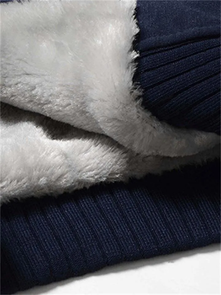 Men's Winter Warm Heavyweight Thick Sherpa Lined Hooded Coats