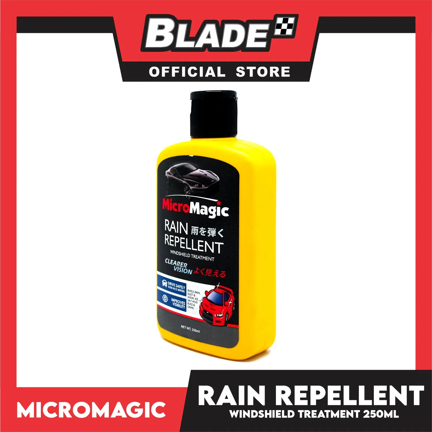 Micromagic Rain Repellent Windshield Treatment 250ml